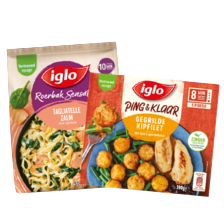 Iglo roerbaksensatie of ping & klaar 